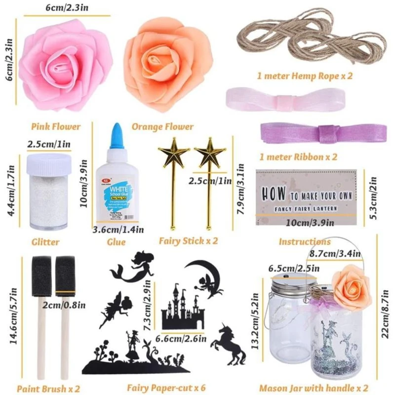 

Girl Elf Craft Kit-Fun DIY Art and Craft Project for Kids-Great Gift for Art Deco Project