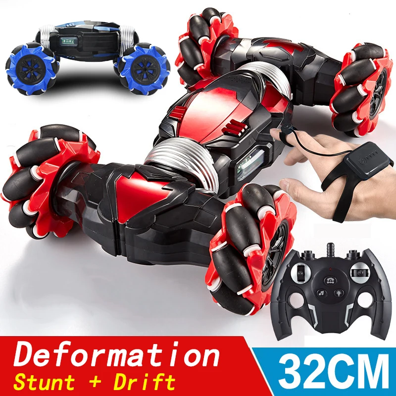 

Gesture Sensing Rc Stunt Car Toys for Boys Dual Remote Control Cars and Trucks 4wd Off Road 4x4 Drift Vehicles Toy Kids Children