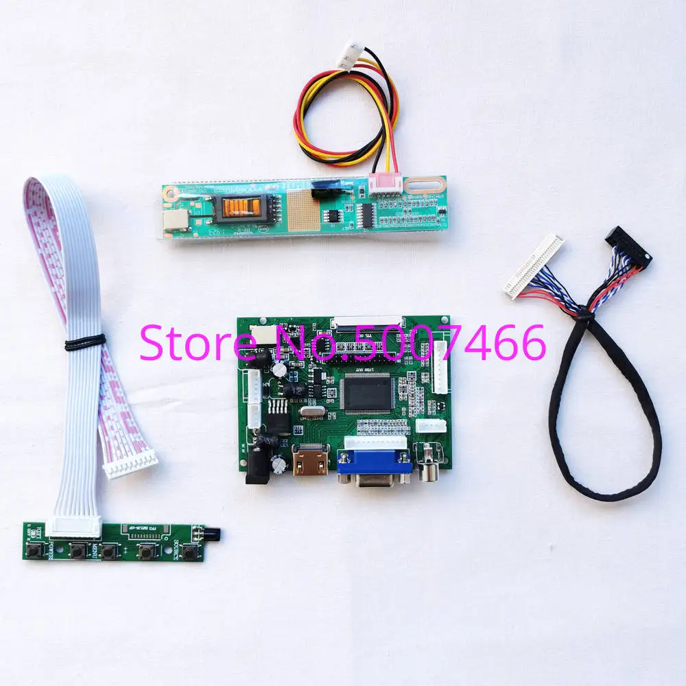 

For B170PW01 V.0/V.1 B170PW06 V.2/V.3 1CCFL Inverter 17" VGA AV 1440*900 LCD Panel 30-Pin LVDS Monitor Controller Board Kit