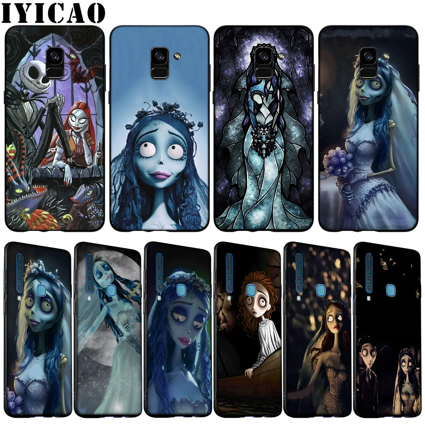 Мягкий силиконовый чехол для телефона Tim Burtons Bride Samsung Galaxy A6 A7 A8 A9 2018 A3 A5 2016 2017 Note 9 8 10