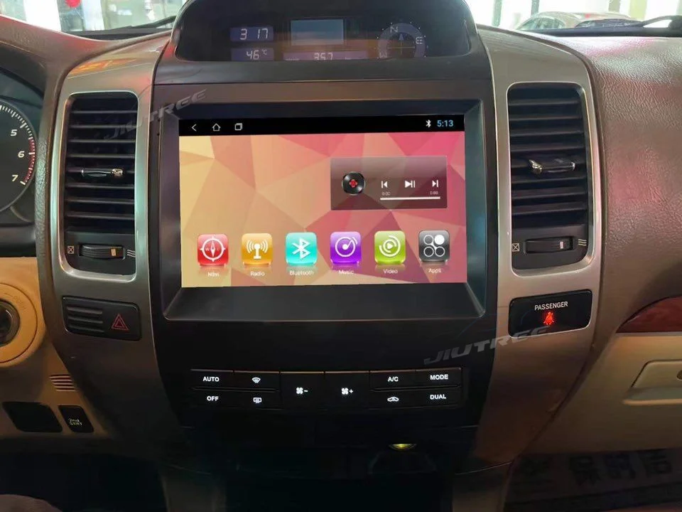 구매 Toyota PRADO 2002-2009 용 Android Car Radio 자동 GPS 네비게이션 스테레오 헤드 유닛 무선 Carplay 멀티미디어 플레이어 자동 라디오