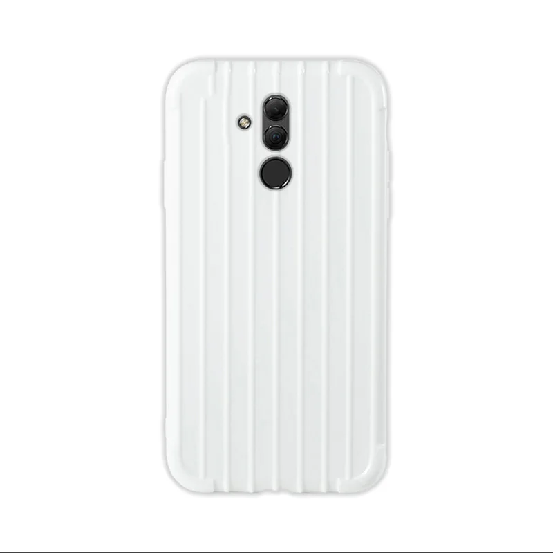 yellow Роскошный багажный чехол для huawei mate 20 lite, Модный милый чехол, чехол для багажника из ТПУ, силиконовая задняя крышка для huawei mate 20 lite, чехол - Цвет: yellow