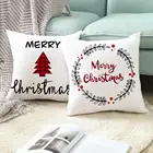 2020 Рождественская наволочка для подушки, декоративная наволочка для подушки, чехол для домашнего декора, чехол для дивана, кровати, Рождественский Декор для дома, наволочка для подушки