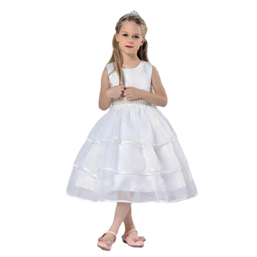

Children's evening dress pompous skirt 2021 spring and summer new girl host's piano performance dress princess skirt