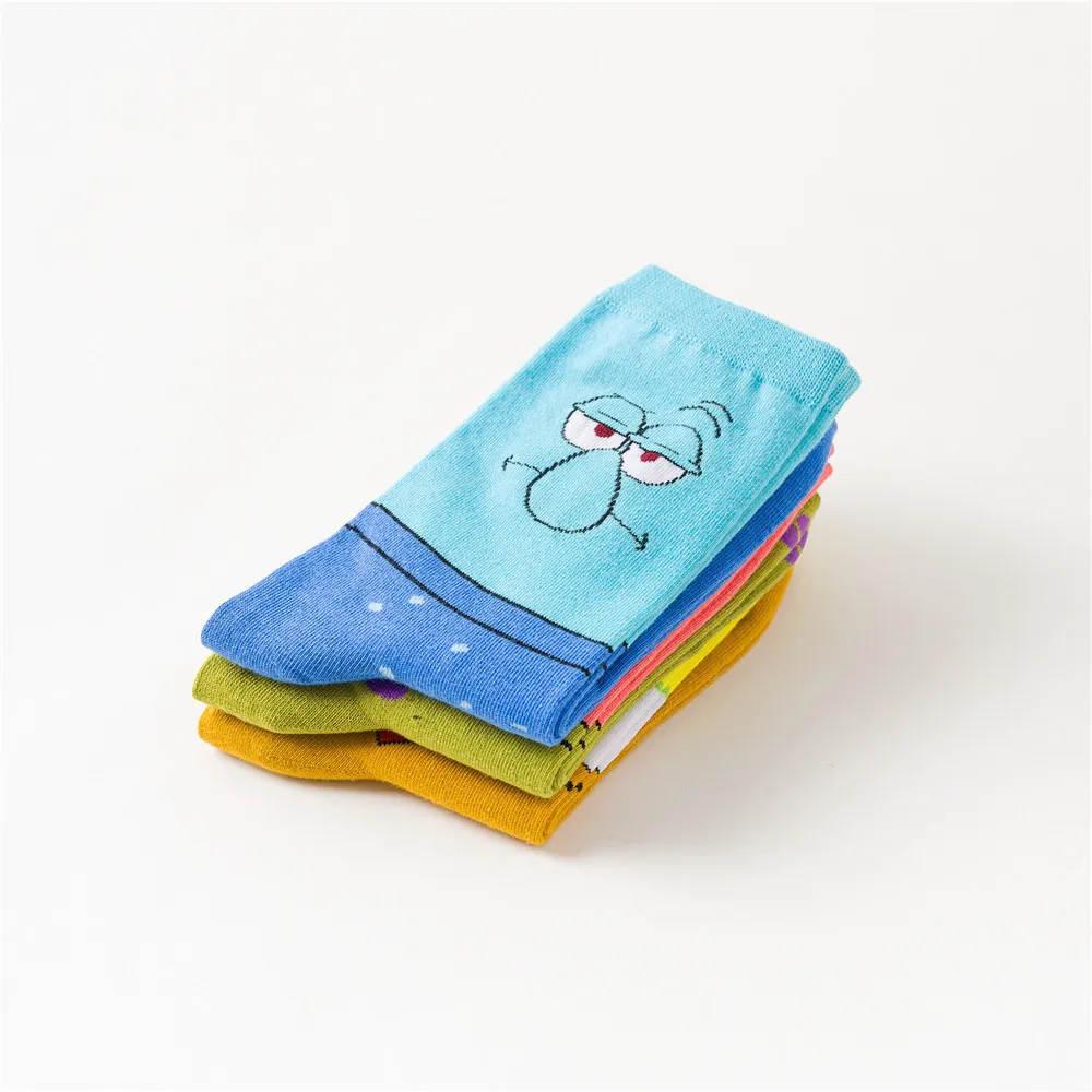 Губка Боб Квадратные Штаны Сквидвард темtacles Патрик носки с дизайном звёзды