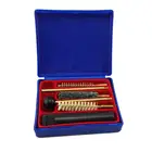 9 мм38357 дюйма для  Kit с держателем растворителя + удлинитель, латунный стержень + шерстяная щетка + латунная щетка + щетка для швабры