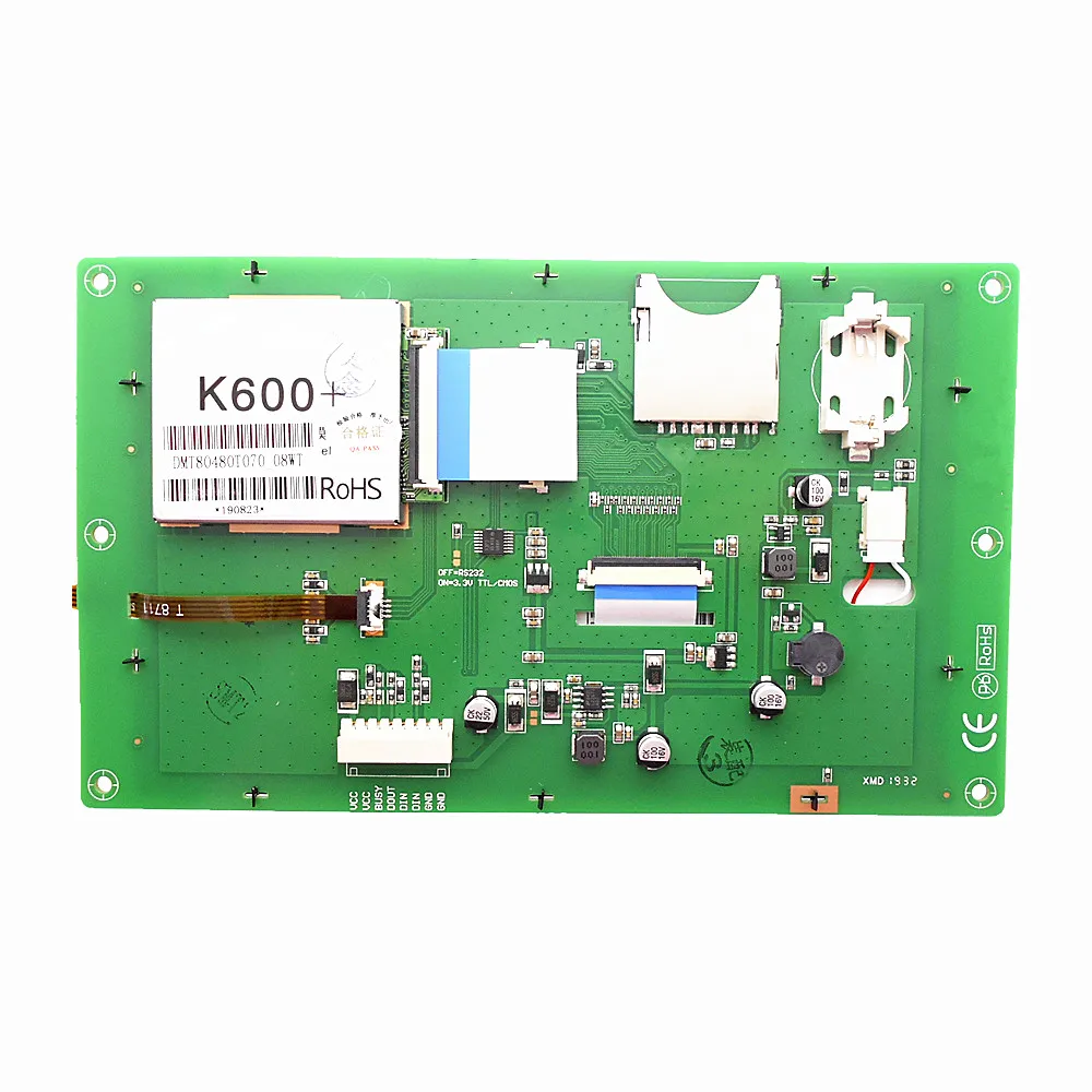 DMT80480T070_08W 7 дюймов промышленный цвет серийный дисплей взаимодействия человека и