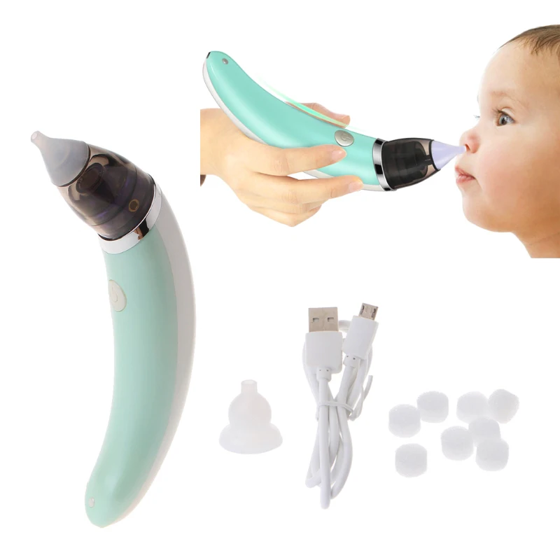 

Nasal Aspirator Baby Electric Safe Hygienic Nose Cleaner Silicone Snot Sucker For Newborn Infant Toddler Child Kid 2 Adjustment