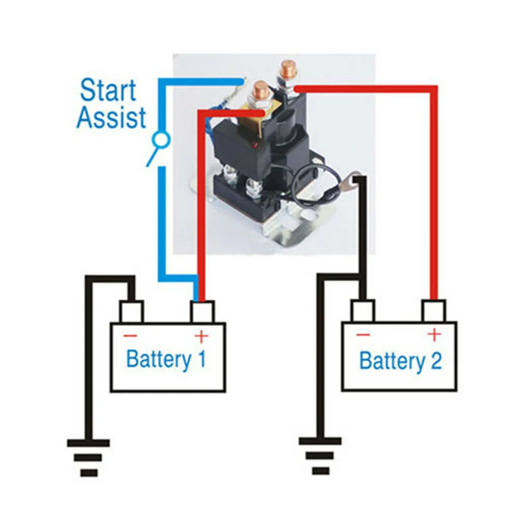 4 Pin 12V AMP 500A Switch Accessories On Off Dual Battery Starter Isolator Power Car Replacement Professional Relay Easy Install |