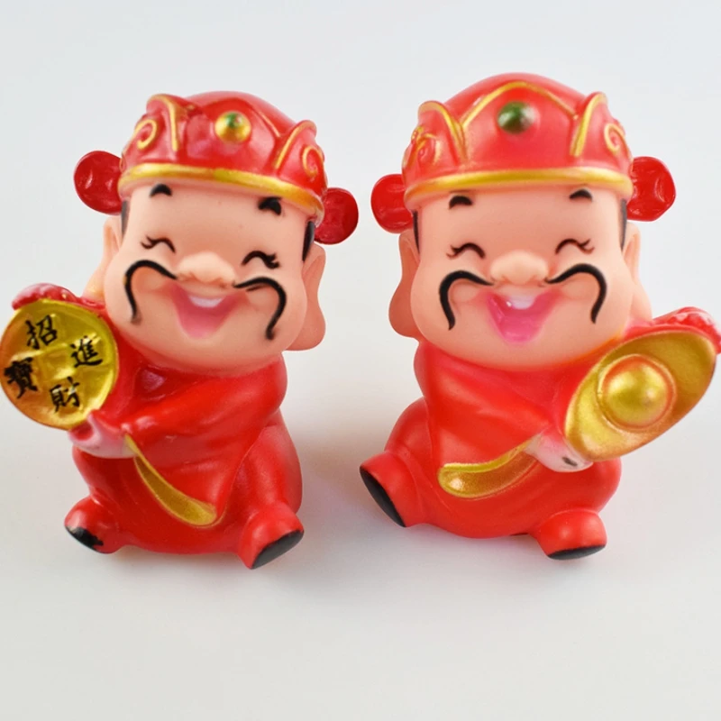 2/набор милый мультяшный рисунок китайский талисман мини силиконовая кукла