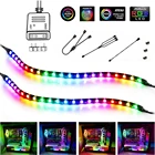 3pin ARGB светодиодный ные подсветки WS2812bWS2812 адресная RGB светодиодная полоса пикселя для ПК компьютера чехол материнская плата головка (+ 5 В, данные, GND)