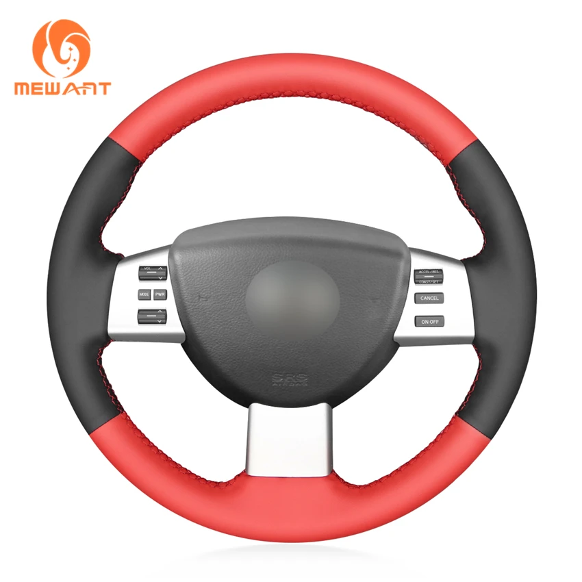 MEWANT черный чехол рулевого колеса автомобиля из искусственной кожи для Nissan Murano 2004