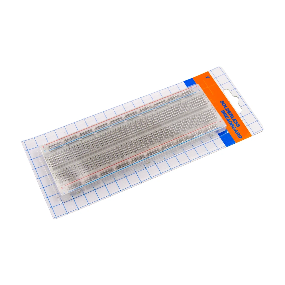 Прозрачная 830 точек связи беспаечная электрическая вилка в прототипе макет