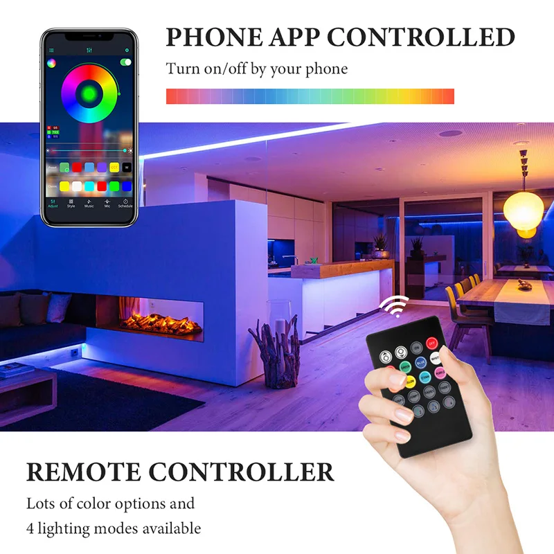 Светодиодная лента RGB 5050 SMD 5/10 м 12 В постоянного тока 60 светодиодов/м - купить по