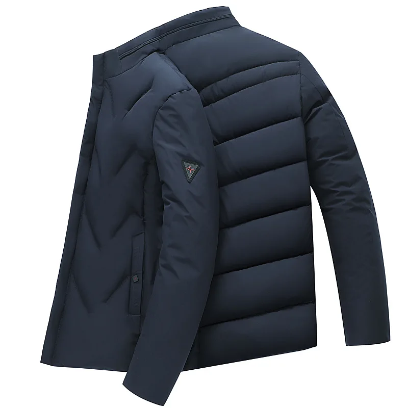 Новинка зимняя мужская куртка повседневный деловой пуховик хлопковое пальто