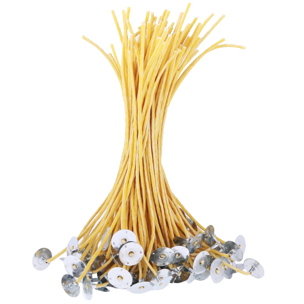 50 шт. вощеные фитили из пчелиного воска 20 см|Аксессуары для свечей| |