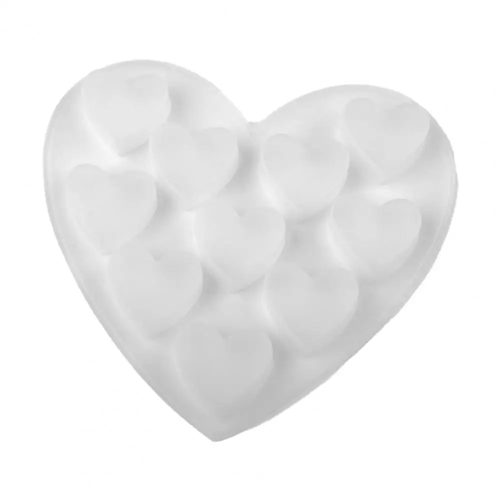 

Hot Sales Cake Mold Heart Shape Food Grade Silicone Environmentally Friendly Chocolate Mold for Baking