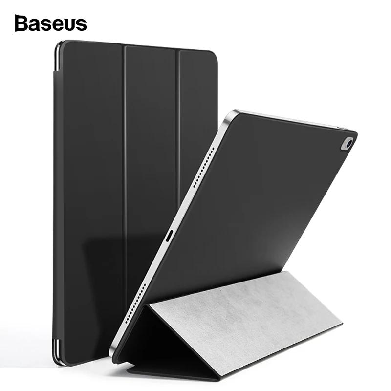 Магнитный чехол Baseus для iPad Pro 12,9, 11,, чехол с функцией автоматического сна, пробуждения, умный чехол из искусственной кожи, чехол для iPad Pro, Fundas