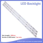 Новинка, Светодиодная лента для подсветки 32PFT4131 32PHH4101, 3 в, 620 мм, 3 шт., 7 светодиодов