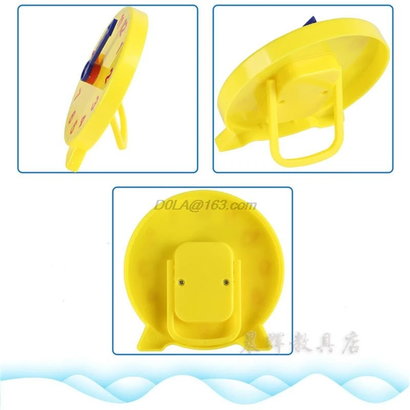 Высококачественные часы Монтессори для учебы 4 дюйма 12/24 часов|Календарь и время|