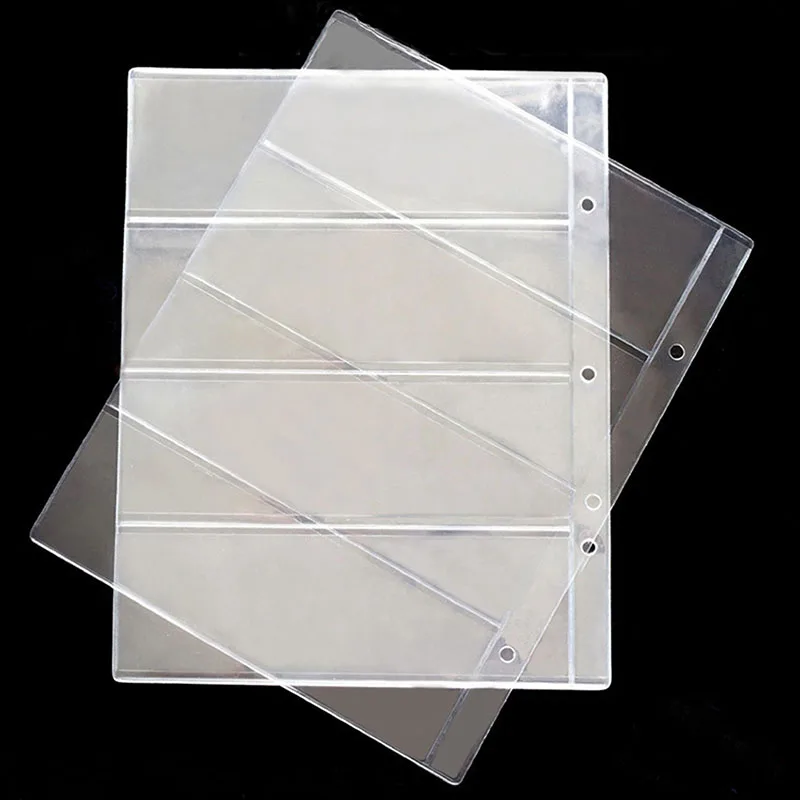 Бумажная книга для хранения банкнот 1 шт. 4 кармана альбом держатель бумажных