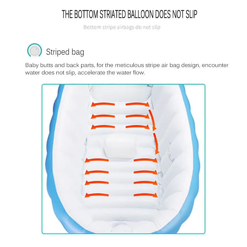 Складная Ванна детская Лежащая универсальная ванна большой размер воздушный