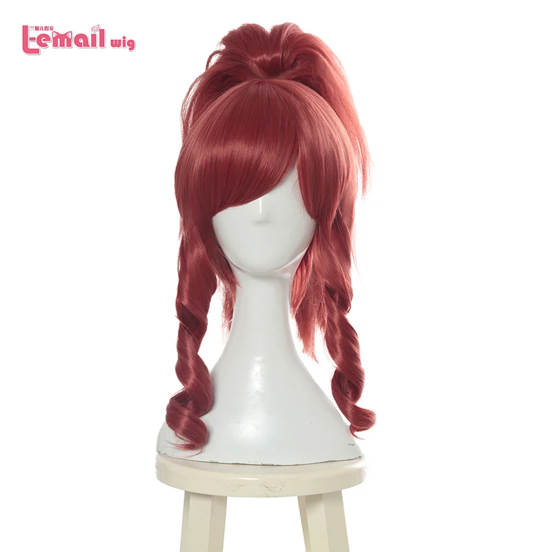 Парик для косплея LOL KDA Akali термостойкие синтетические волосы конского хвоста