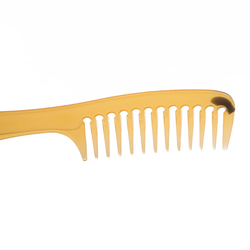 1 шт. желтая профессиональная расческа для волос без статического ухода за