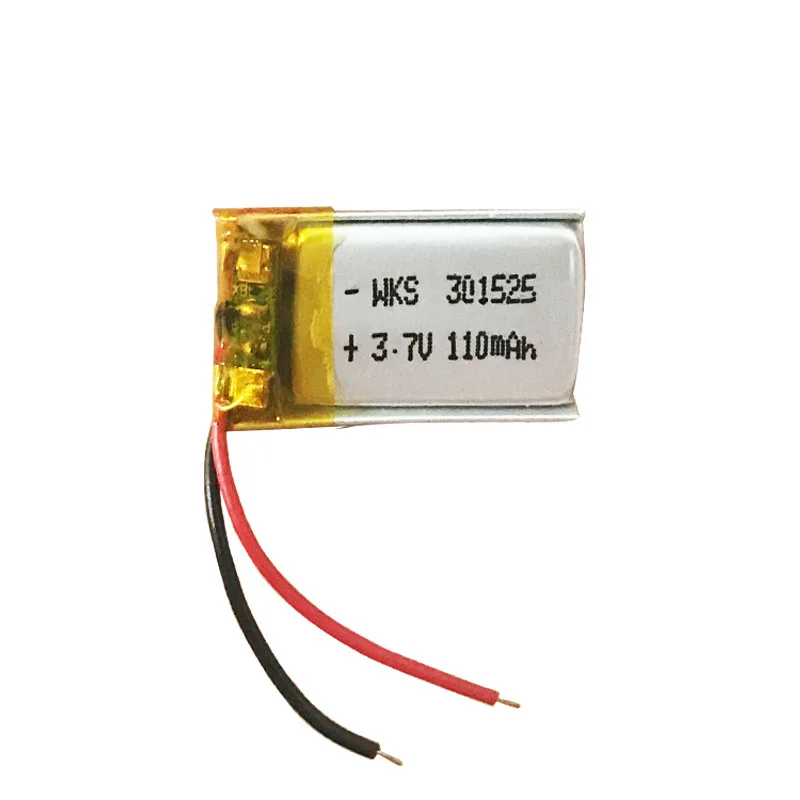 3,7 V 110mAh 301525 ithium полимерный аккумулятор для gps psp MP3 MP4 MP5 DVD маленькие игрушки батарея Bluetooth гарнитура литий-ионный аккумулятор