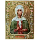 Картина iamond сделай сам, полностью квадратная, круглая, святая Матрона, штора Москвы, 5d, алмазная вышивка, религиозная икона, искусство ручной работы FF952