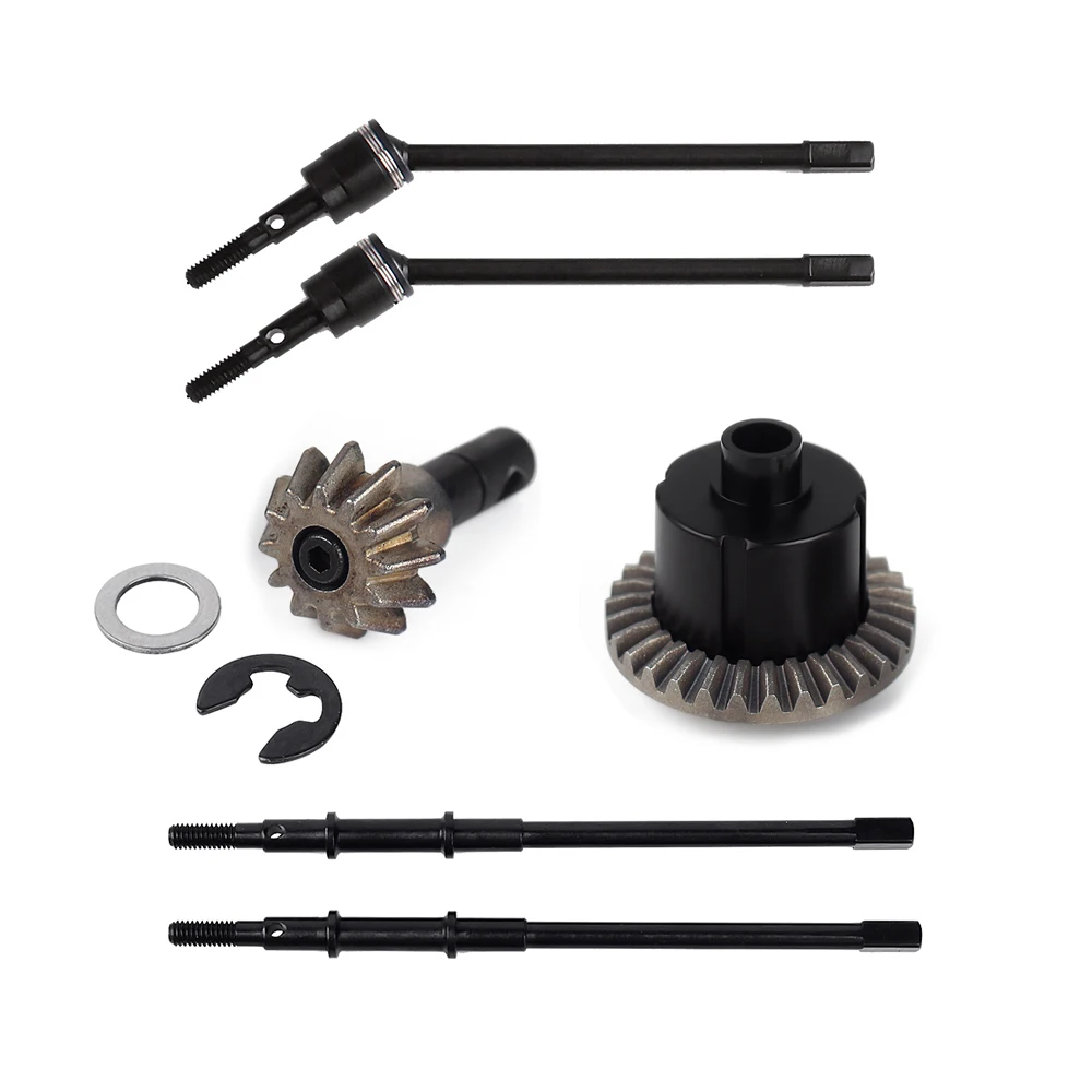 Комплект зубчатых передач осей для радиоуправляемой гусеничной машины 1/10 осевой