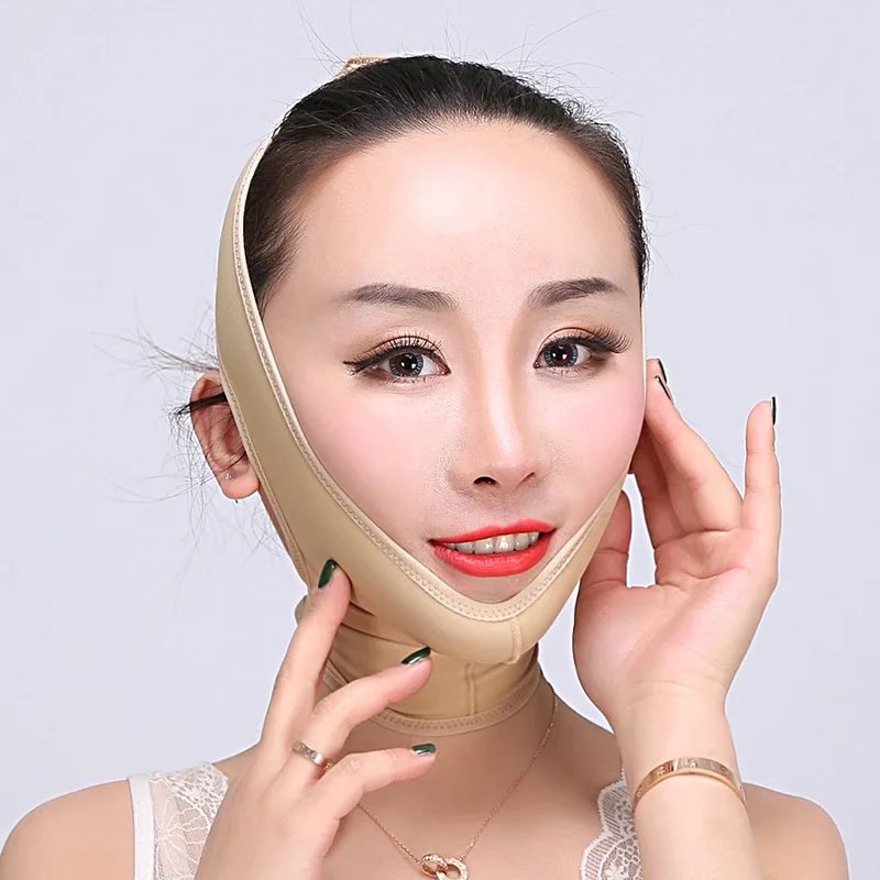 

Новый V уход за кожей лица формирователь подъемник массажер для похудения маска ремень лицевой массажер для женщин, анти-уменьшение морщин ...