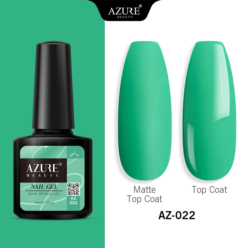 Azure beauty новейший Гель-лак для ногтей 10 мл замачивающийся Блестящий светодиодный Гель-лак для Ногтей Стойкий Гибридный лак Полупостоянный гель - Цвет: 22
