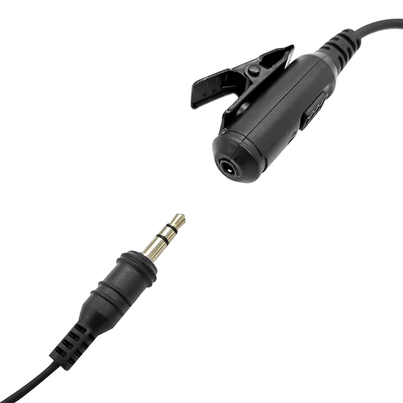 Tanie Do Szybkiego Rozłączenia Zestaw Słuchawkowy 2-Pin In-Ear Walkie Talkie Słuchawki Z PTT Mic Kompatybilny Z Obsługi Kenwood Bao Feng Radiotelefonów