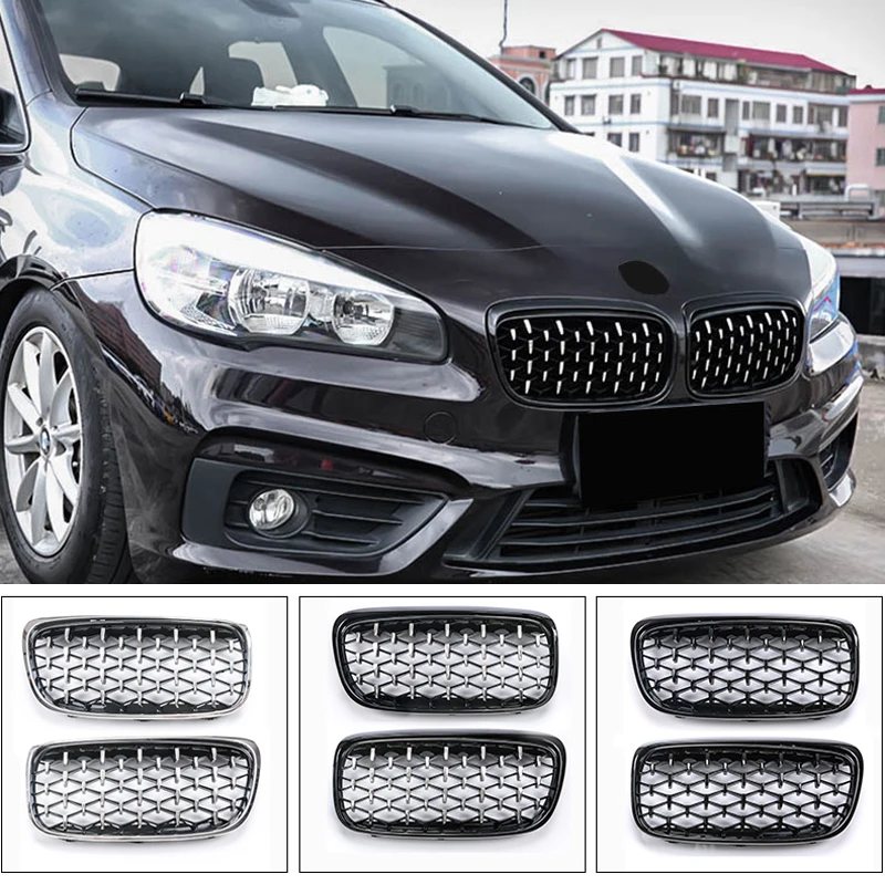 2 шт. передняя решетка радиатора для BMW серии F45/F46 2015 2019|Багажники крыши авто и