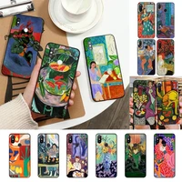 fhnblj henri matisse art painting phone case for redmi note 7 5 8a note8pro 9pro 8t coque for note6pro capa