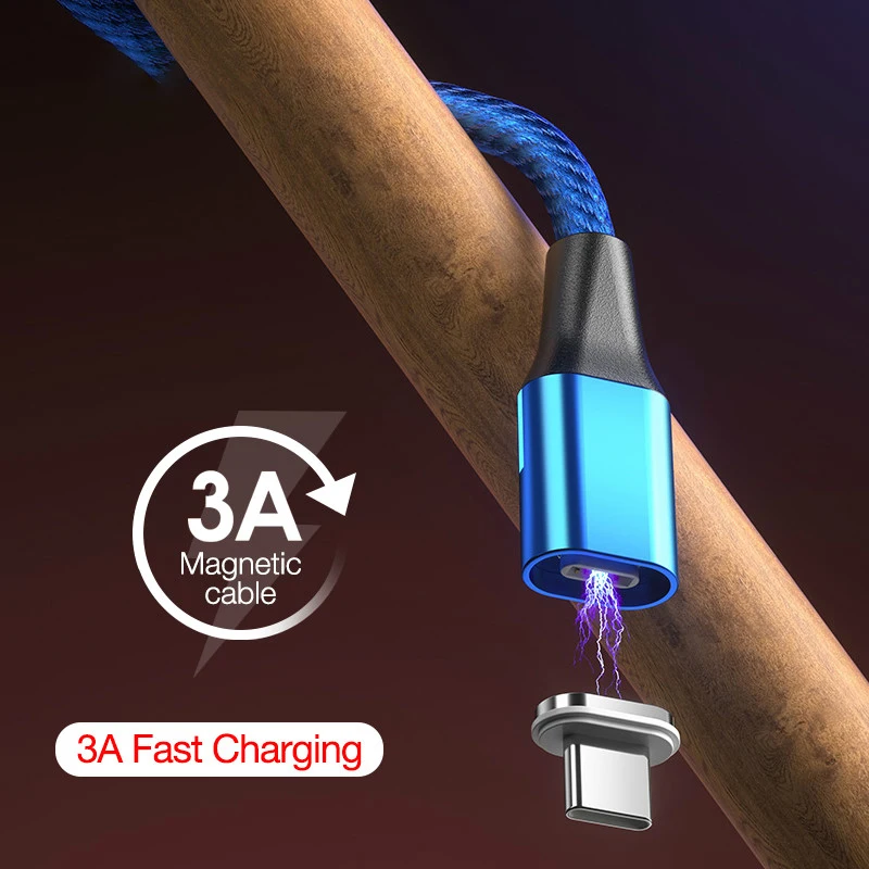 Магнитный USB кабель с разъемом Type C 3 А 1 м|Кабели для мобильных телефонов| |