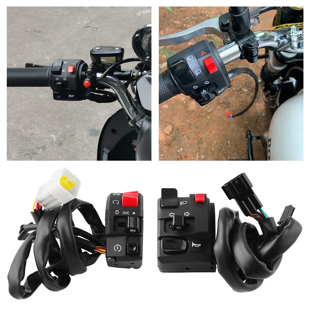 

1 pair Handlebar Switch For Harley Replacement Set Universal Motorcycle