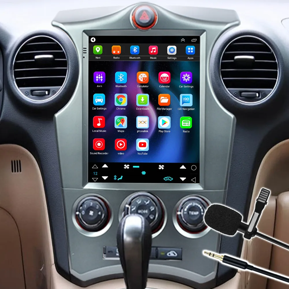 Car Android Radio For KIA Carens 2007 2008 - 2011 Multimedia Player To Tesla style Vertical Screen GPS Navigation 2 DIN no DVD | Автомобили