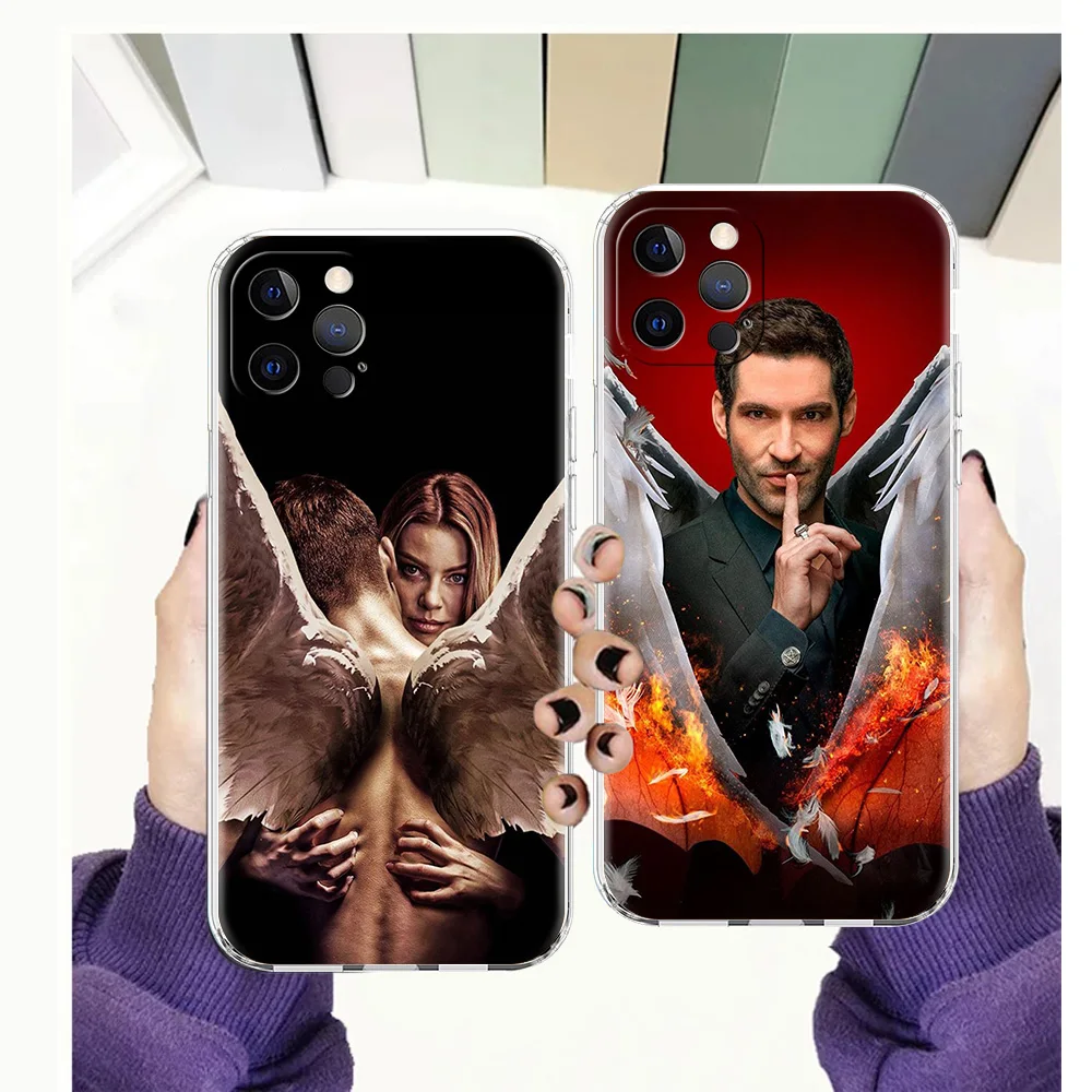 

ucifer Case for iPhone 13 12 Pro Max Cover Transparent Soft for iPhone 11 Pro Max 7 8 Plus X XS XR SE2020 Shell Fundas Coque TPU