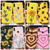 For Huawei 2019 Case Daisy Flower Cover Huawei 2019 Silicone Fundas Soft Phone Case For Huawei 2019 MRD-LX1 Coque