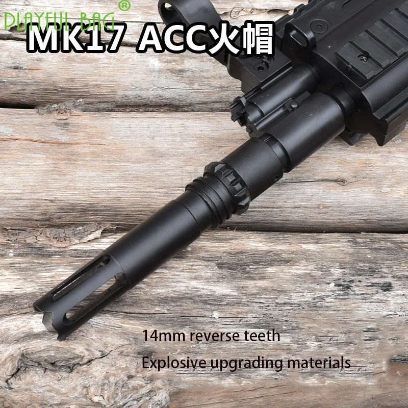 

Outdoor sports AC scar m4-1000 silencing fire cap LDT mk17 decorative opening 14 reverse ar universal AK tactical toys md62