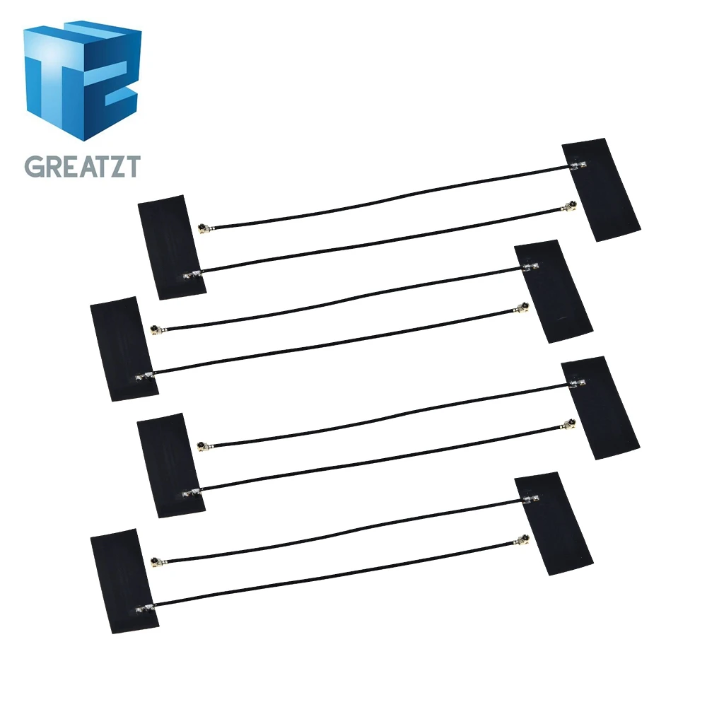 GREATZT 10 шт. 5DBI FPC Встроенная печатная плата антенна LTE 4G 3G GSM CDMA WCDMA TDSCDMA 1 13 линия 12 см