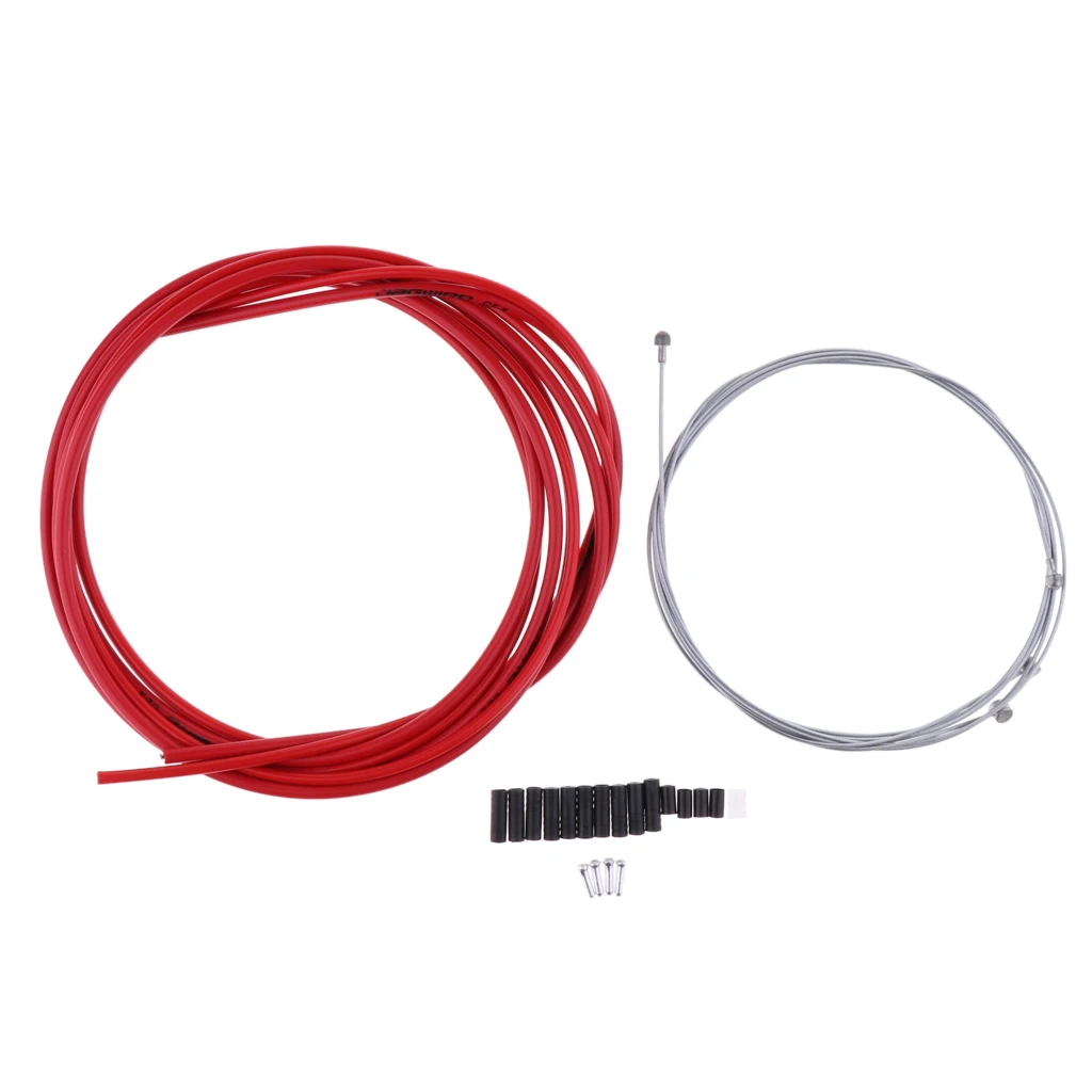 

Велосипед велосипедный тросик тормоза Корпус переключения передач шланг с концами ОБЖИМНАЯ крышка набор-Горный Дорожный велосипедные тро...