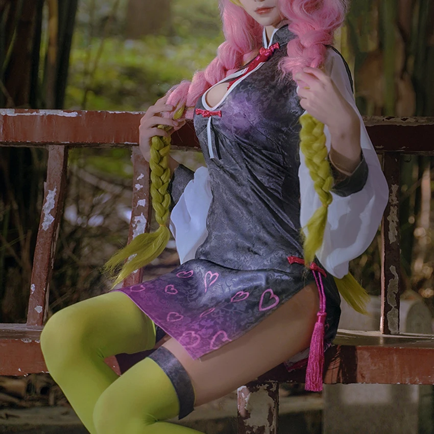 Женский костюм для косплея демона Хэллоуина Ципао |