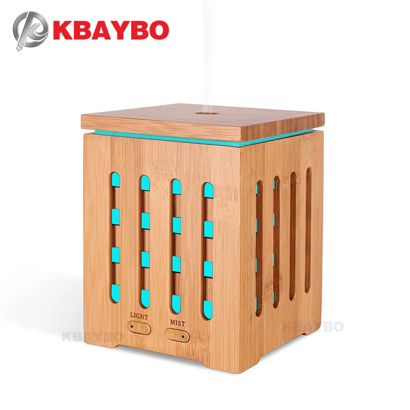

KBAYBO 200ml Essential Oil Diffuser Ultrasonic Aroma therapy Diffusers with 7 LED Colorful Lights and Waterless Auto Shut