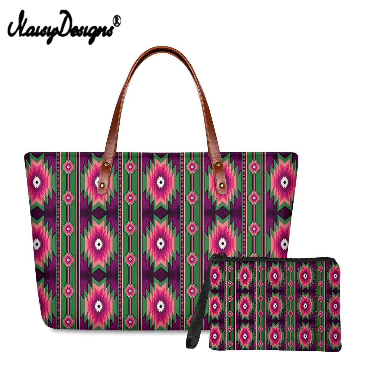 

Женская сумка-тоут на плечо с верхней ручкой и кошельком