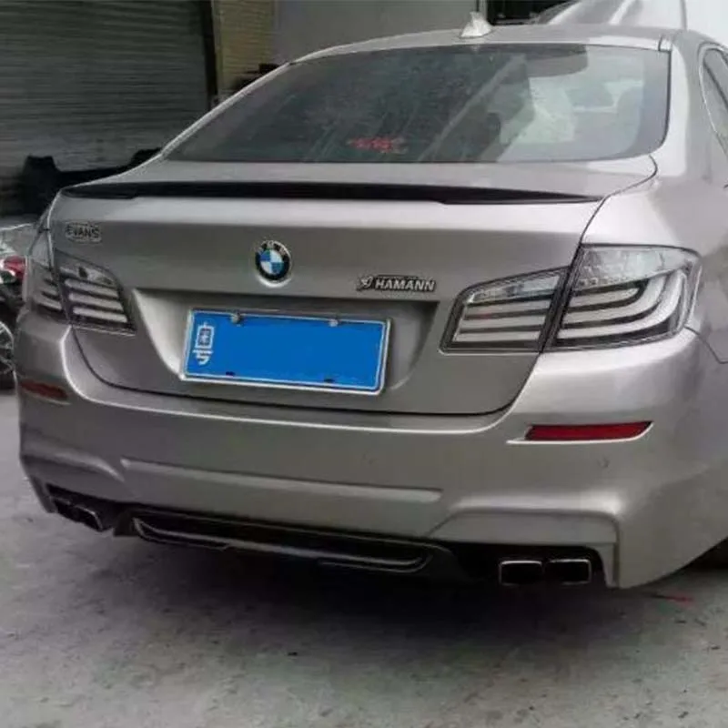 Производительный стиль F10 M5 матовый карбоновый автомобильный комплект задней