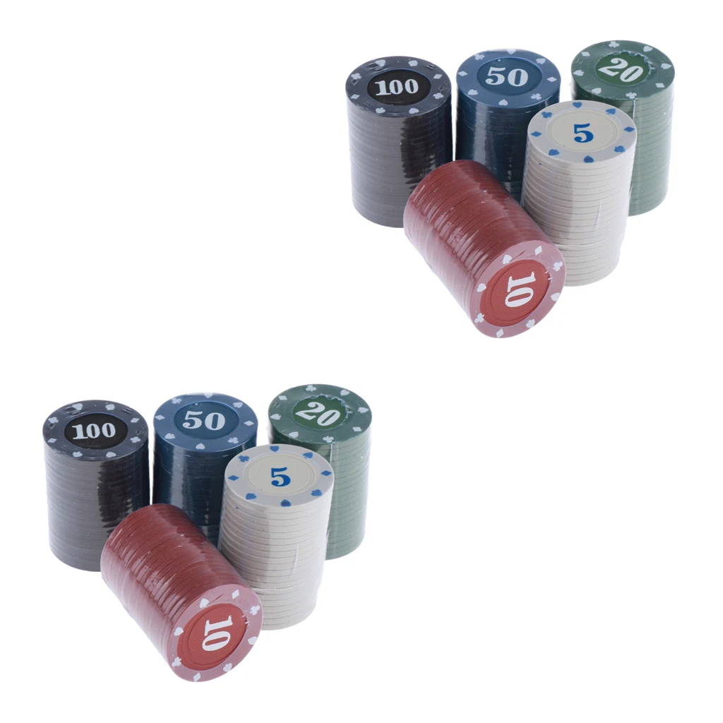 200 набор покерных чипов пластиковые чипы для казино игры Техасский Холдем