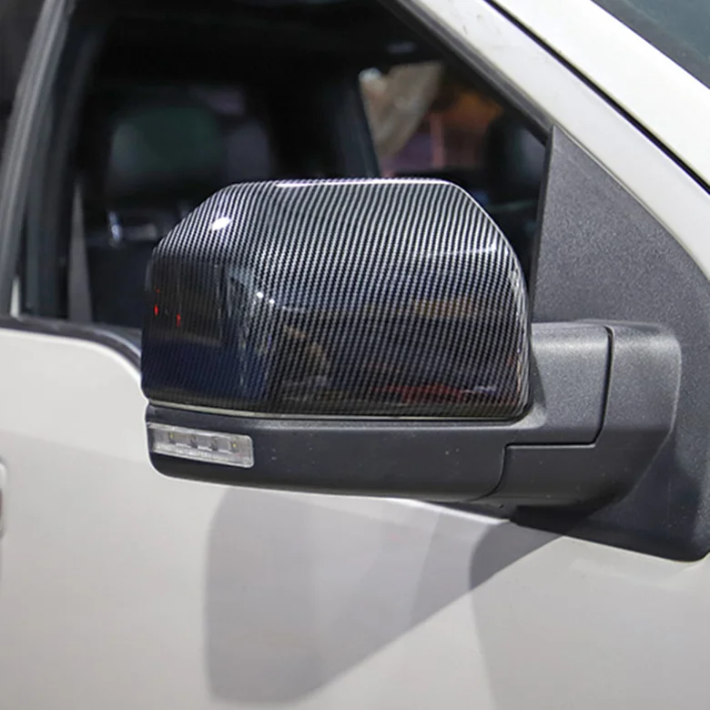 

Car Accessories Interior Decoration Car Modification Carbon Fiber Rear View Mirror Cover For Ford Raptor F150 PIck-up Carbon